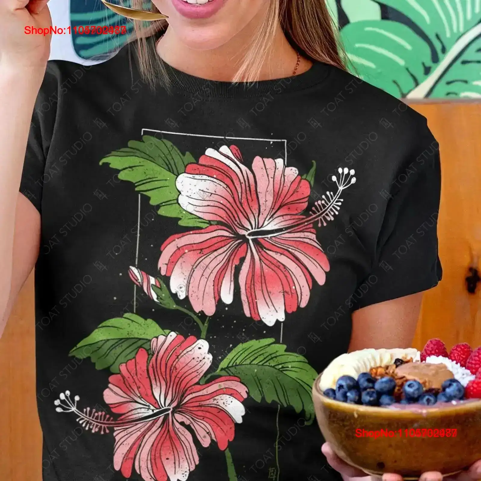 Hibiscus Flower T Shirt Floral - Vintage Hawaiian Floral Shirt ulasan dan harga